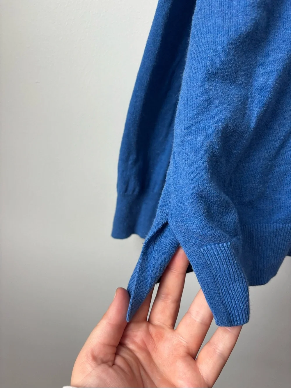 J.Crew Blue V-Neck Sweater